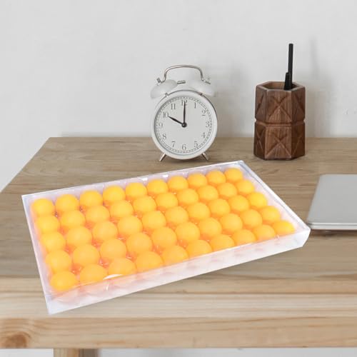 jojofuny Raffle Storage Box for Lottery Balls with Transparent Lid, Durable Number Balls Holder Organizer, 10-Compartment Large Capacity for Party Games, Events & Classroom Activities