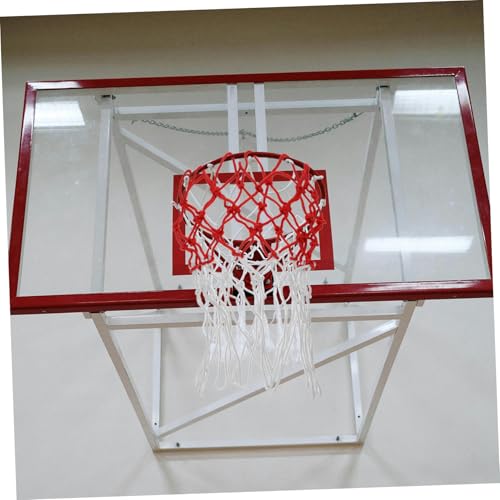 Toddmomy 2pcs Heavy Duty Basketball Net Thick Outdoor Basketball Frame Replacement and Wear-Resistant Fits Standard Hoops for Indoor and Outdoor Use