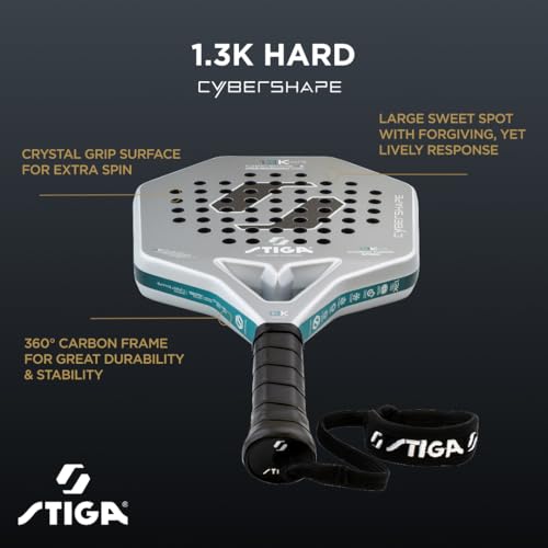 STIGA Cybershape Padel Racket - size: 1.3K Hard