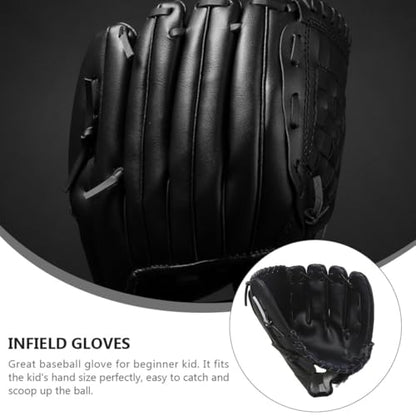 PU Baseball Glove Lightweight Pitcher Training Glove for Youth Infielders Softball Mitt Protective Hand Gear