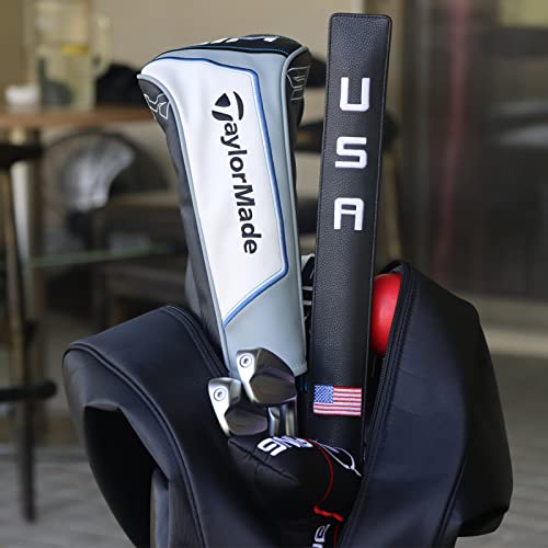 Golf Alignment Stick Cover Case Holder Hold at Least 3 Sticks - color: 1