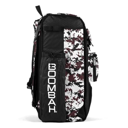Boombah Catchers Superpack Bat Bag Digital Camo - 23-1/2" x 13-1/2" x 9-1/2" - Multiple Colors - Holds 4 Bats - Backpack Version (no Wheels)