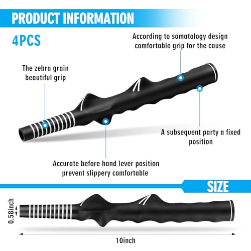 Arrowbash Golf Training Grip Right Handed Swing Grip Trainer Aid Tool for Men Club Accessories