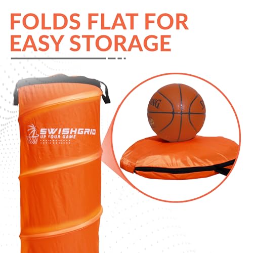 Portable Pop-Up Defender Dummy Trainer - Basketball Dribble Training - Football Tackling, Soccer Dribbling Dummies - Equipment to Improve Skills w/Built-in Storage - size: 3 - Pack