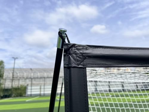 Soccer Goal, Soccer Net Easy Setup, Backyard Portable Net Collapsible Metal Base for Youth Adults,Ground Stakes Included - Multiple Sizes - size: 21/7FT