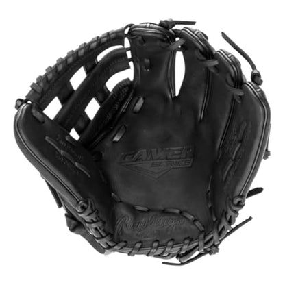 Rawlings Gamer Contour Series Utility Baseball Glove | Youth | Travel | Infield | Outfield | First Base | Black | Right Hand Thrower | Left Hand Thrower