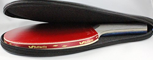 Butterfly 401 Table Tennis Racket Set - 1 Ping Pong Paddle – 1 Ping Pong Paddle Case - ITTF Approved Table Tennis Paddle - Ships in Ping Pong Racket Gift Box, Multi, B401FL