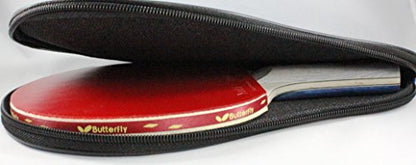 Butterfly 401 Table Tennis Racket Set - 1 Ping Pong Paddle – 1 Ping Pong Paddle Case - ITTF Approved Table Tennis Paddle - Ships in Ping Pong Racket Gift Box, Multi, B401FL