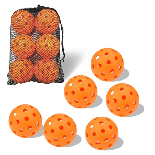 6 Pack Sports Outdoor Pickleballs - 40 Pickleball Balls - USA Pickleball Balls (USAPA) Approved - Official US Open Ball