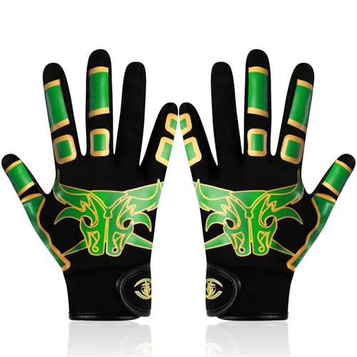 Youth Baseball Batting Gloves,Softball Batting Gloves Grip Sports Kids Boys Girls Batting Gloves Super Grip for Enhanced Game Experience Training - color: Green, size: XS/S(5.5-6 inch)
