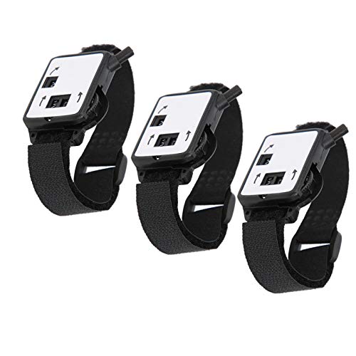 Golf Stroke Counter for Women, 3Pcs Golf Score Counter, Manual Golf Counter Tool, Plastic Dial Score Counters with Wristband Design for Keeping Scores, 1.4x1.1x0.3inch