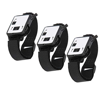Golf Stroke Counter for Women, 3Pcs Golf Score Counter, Manual Golf Counter Tool, Plastic Dial Score Counters with Wristband Design for Keeping Scores, 1.4x1.1x0.3inch