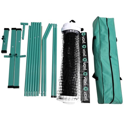 Premium Portable Pickleball Net - Tournament Series - Voxl Pickleball. All Weather Construction. Regulation Size. Indoor and Outdoor Use. Durable Frame, Net, Carrying Bag. Easy Set Up and Take Down.