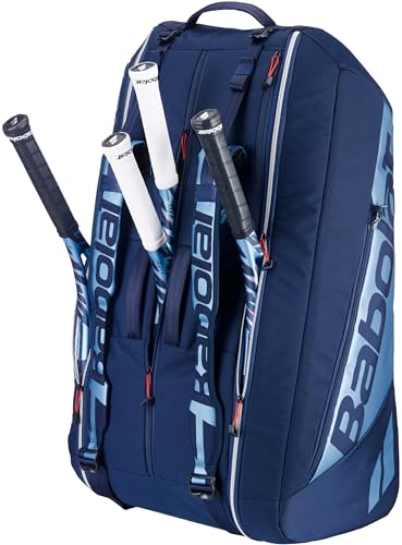 Babolat Pure Drive Racquet Holder 12-Pack 11th Gen Tennis Bag (Navy Blue)