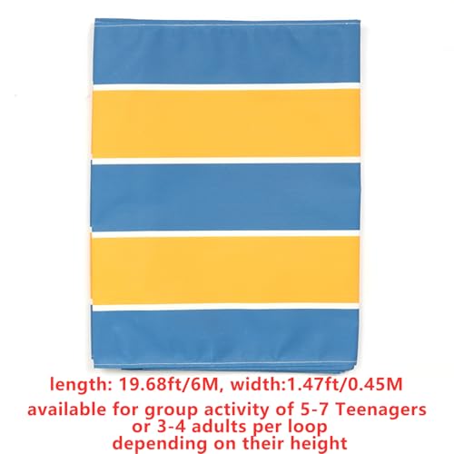 Teamwork Games Group Learning Activity Fun Playing Run Mat for Teenagers and Adults Field Day Game，Elementary School Field Day Team Building Game, Church Rally, Gym Class Exercise.perimeter 19.68ft/6M
