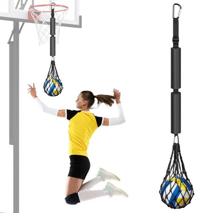 Volleyball Spike Trainer, Volleyball Training Aids, Volleyball Attack Trainer, Adjustable Volleyball Spiking Training System can Improve Your Serving, Jumping, Arm Speed and Spiking Power