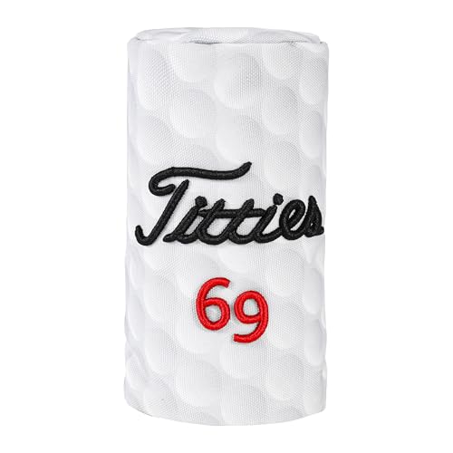 Funny Golf Head Covers - Barrel Style Driver Headcover, Fairway Wood 3 Wood and Hybrid, Putter Covers for Blade and Mallet with 3D Raised Embroidery - Unique Golf Gift & Accessories - size: HYBRID
