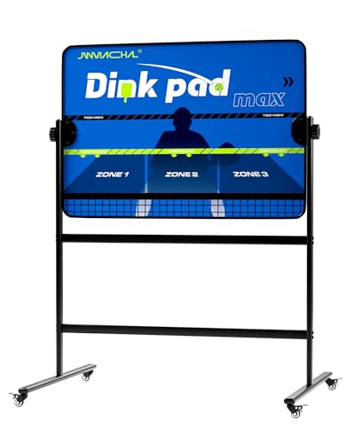 Portable Pickleball Trainer - Solo Practice Rebounder with Adjustable Stand, Perfect for Dink Mastery