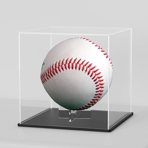 Ball Stand 4-Pack, Acrylic Display Stand for Softball, Baseball, Golf Ball and Field Hockey Ball, Ball Display Holder for Storage and Displaying - size: 1.97x1.1 inch