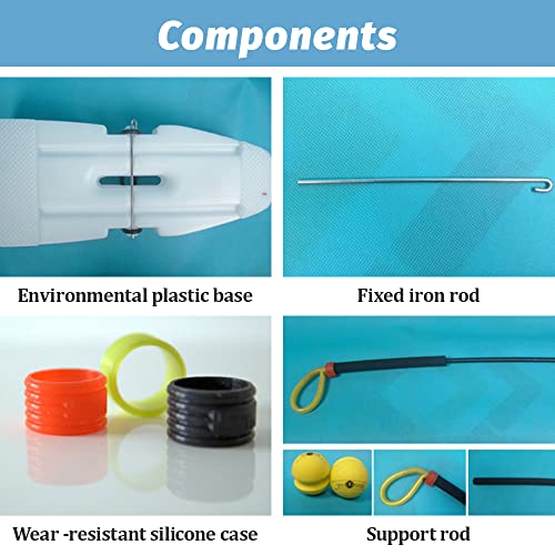 Tennis Trainer Fixed Swing Racket Tennis Training Tool Self-Training Aid Tennis Training Equipment for Beginners and Professional Players for All Ages - size: Large