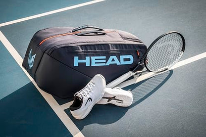 HEAD Pro Racquet Bag - Tournament Tennis Bag with CCT+ Climate Control, Shoe Compartment, and Accessory Pockets - Available in L & XL Sizes
