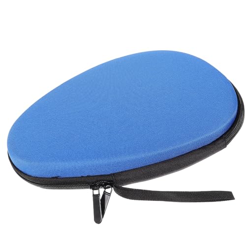 Table Tennis Paddle Case and Racket Bag Eva Hard Shell Protective Storage for Ping Pong Paddle with Ball Holder Portable Sports Organizer for Game Use