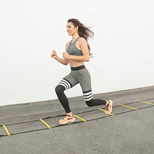 ProsourceFit Speed Agility Ladder 8, 12 and 20 Rung for Speed Training and Sports Agility Workouts with Free Carrying Bag - size: 20 rung
