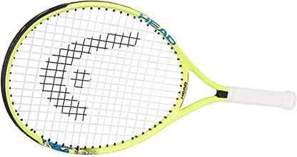 HEAD Speed 23 Junior Pre-Strung Tennis Racquet, Lightweight Youth Tennis Racket for Kids & Beginners, Durable Aluminum Frame, Age 6-8, 23 inch, Yellow
