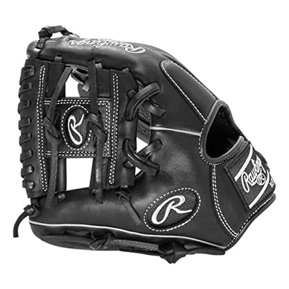 Rawlings Gamer Contour Series Utility Baseball Glove | Youth | Travel | Infield | Outfield | First Base | Black | Right Hand Thrower | Left Hand Thrower