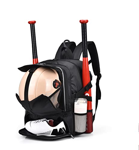 HAMISH Soccer Bag Soccer Backpack Bags for Basketball Volleyball Baseball Football with Ball Compartment and Separate Cleat