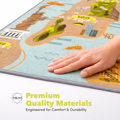 MIKAM Golf Hitting Mat Indoor & Outdoor, Golf Practice Mat for Women and Men, Golf Hitting Mat with Realistic Grass Surface, Portable Indoor Golf Practice Mat, Training Equipment for Golf Lovers