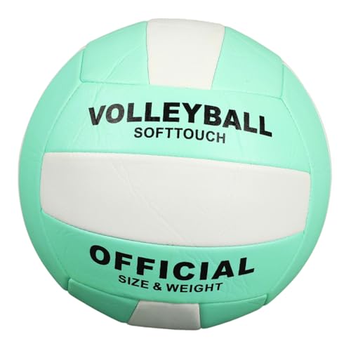 Abaodam Adult Soft Volleyball 2pcs Size 5 Machine-Stitched Explosion-Proof Balls for Indoor and Outdoor Training, Beach Playing Equipment, Practice Volleyball for Adults