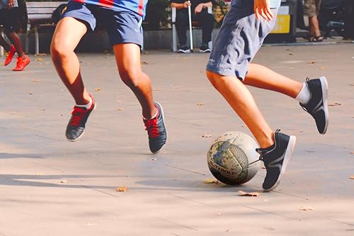 Soccer Ball, Professional-Grade, Vibrant Colors, Thermally Bonded Panels for Seamless Durability and Weather-Resistant – Perfect for Practice and Play