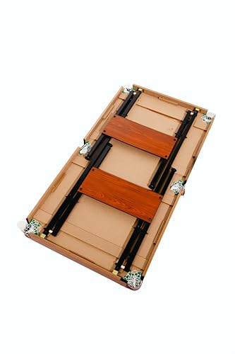 RACK Crux 55-inch Folding Billiard/Pool Table – Portable, Space-Saving Foldable Design - style: Mint Green Original
