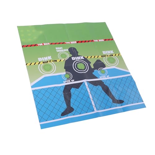 Pickle Practice Pad Training Aid with Non Slip Rubber Accuracy Trainer for Volleys Control Quick Bubble Free Setup 24x24 Inch for Home Gym and Sports Clubs