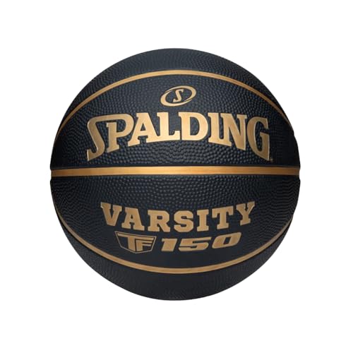 Spalding TF-150 Basketball Black-Gold Size 7 Outdoor