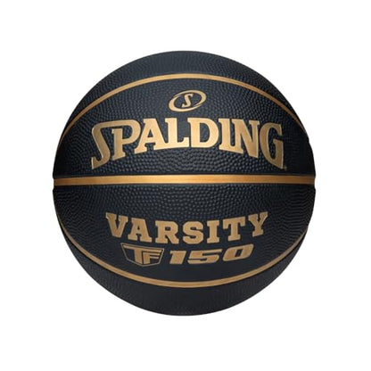 Spalding TF-150 Basketball Black-Gold Size 7 Outdoor