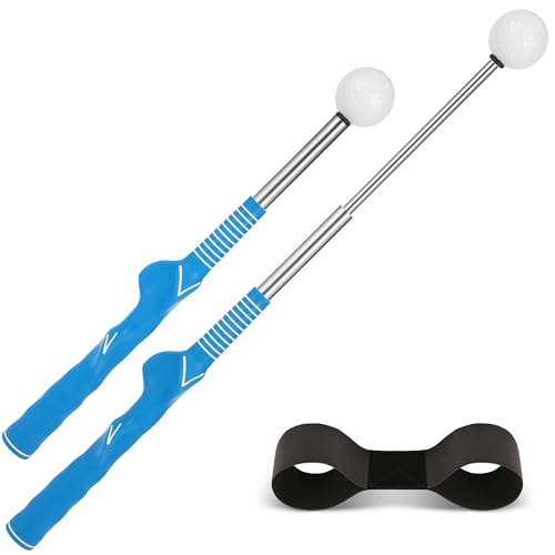 Retractable Golf Swing Trainer-Portable Indoor/Outdoor Swing Plane Aid for Muscle Memory,Tempo & Anti-Slice Training,Adjustable Golf Practice Tool for All Skill Levels.