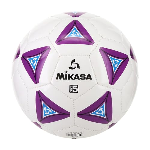 Mikasa Serious Soccer Ball - color: Purple/white, size: 5