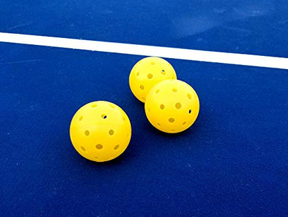 Tourna Strike Outdoor Pickleballs (6 Pack) - USAPA Approved, Yellow - style: 6 Pack