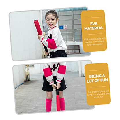 Portable Eva Baseball Bat for Safe Durable Outdoor Indoor in Mesh Bag Enhances Hand Eye Coordination and Arm Strength for Boys