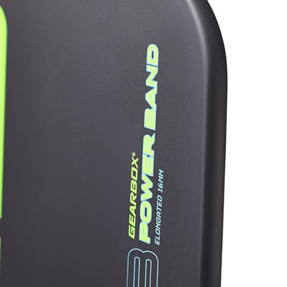 Gearbox G3 Powerband Pickleball Paddle – Elongated Shape, 16mm Core – Carbon Fiber Face, UniFrame Molded Design – Textured Surface for Spin – Lightweight 8 oz – Soft Feel and Controllable Power