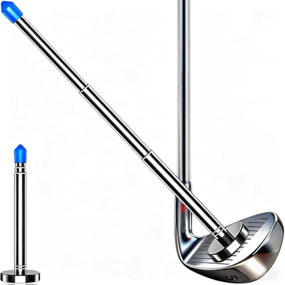 Golf Alignment Rods - Club Alignment Sticks with Telescopic Magnetic Corrector Trainer Aid Tools Help Visualize and Align Your Golf Shots Club,Swing Aim Practice Accessories Golf Gifts