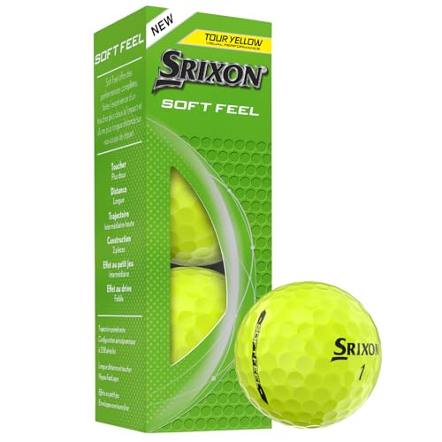 Srixon Soft Feel Golf Balls - color: Yellow, style: Softfeel 14