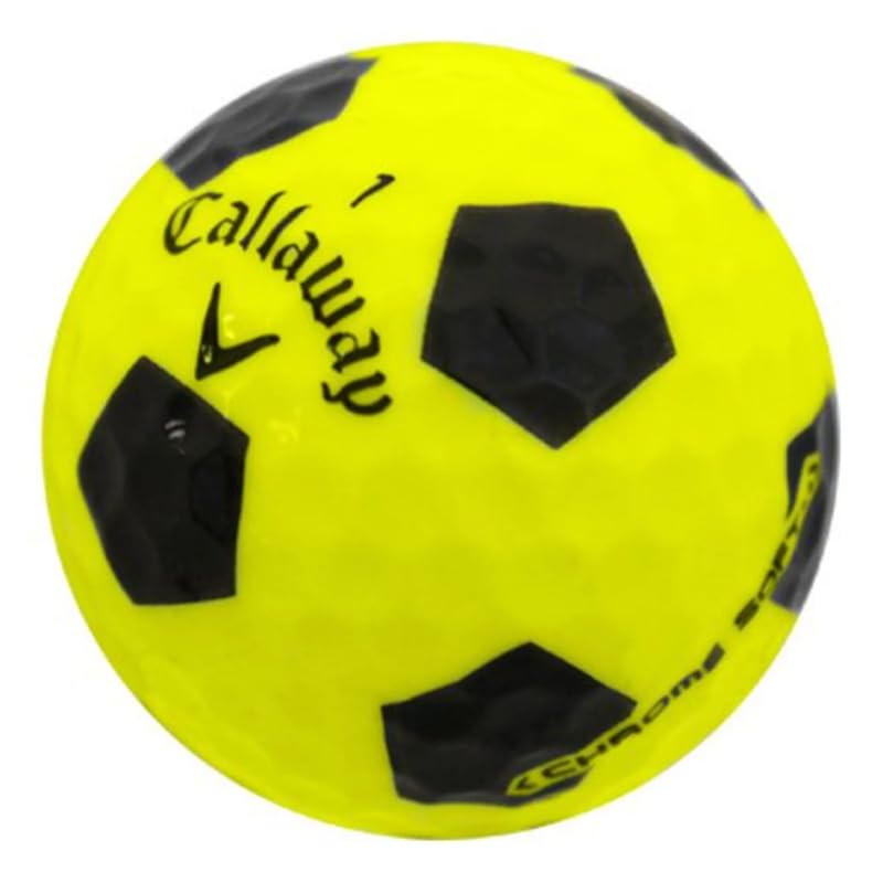 LostGolfBalls - Recycled Chrome Soft Truvis Yellow Golf Balls, Good Condition, AAA Quality for Callaway