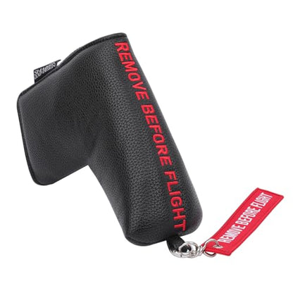 Golf Head Cover with RBF Design for Golf Club - size: for Blade, style: Black