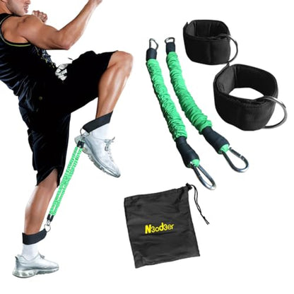 Ankle Resistance Training Speed and Agility Training Tool Ankle Resistance Bands for Football Basketball Taekwondo Yoga Boxing Soccer Kick Boxing Thai Punch Karate Running