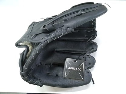 Baseball Gloves Softball Glove,12.5 Player Preferred Wear-Resistant PU Material Thicken Softball Fielding Glove,Left Hand Gloves Right Hand Throw for Youth Adult
