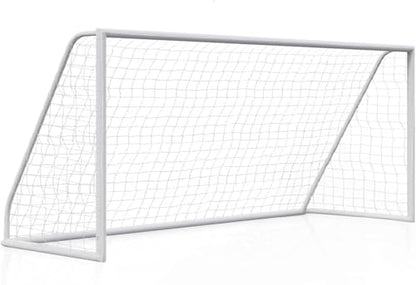 F2C Soccer Goal Soccer Net for Backyard, Steel Frame for Kids, Adult Portable Shooting Training Aid with Carry Bag,Ground Stakes Waterproof - size: 12x6 FT