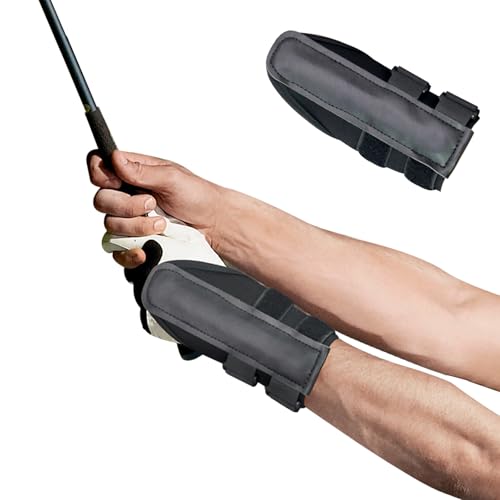 Golf Wrist Brace Training Aid for Beginners,Wrist Trainer for Golf Swing Practice,Adjustable Wrist Support Brace to Correct Prevent Wrists Flipping and Joint Injuries